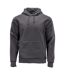 Mens Customised Fleece Hoodie Stone Grey Mascot-1