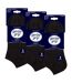 9 Pack Mens Diabetic Trainer Socks, Swollen Feet Wide Ankle Socks-2