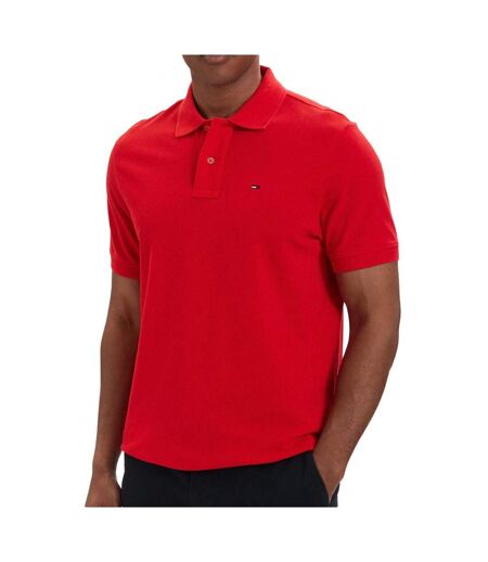 Polo rouge homme tommy hilfiger regular