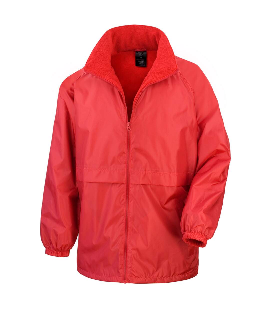 Mens microfleece lined waterproof jacket red Result Core-1