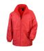 Result Core Mens Microfleece Lined Waterproof Jacket (Red) - UTPC6897