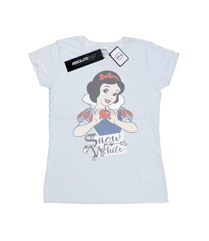 Disney Princess Womens/Ladies Snow White Apple Cotton T-Shirt (White)