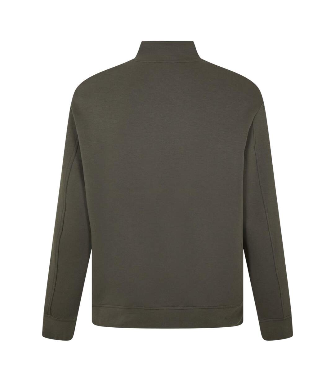 Mens Quarter Zip Sweatshirt Khaki Green Armani Exchange-2