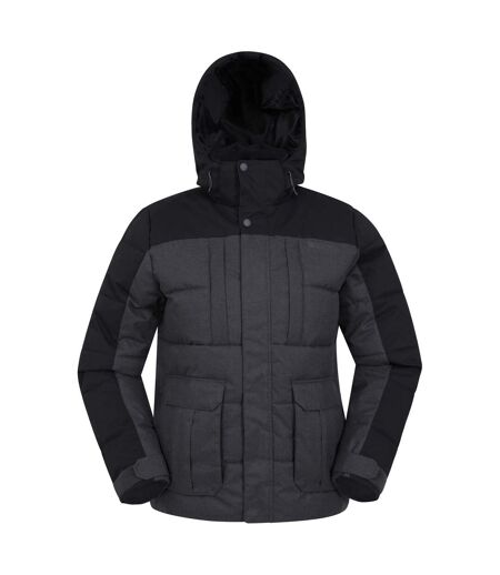 Mens Shock Padded Jacket Charcoal Mountain Warehouse