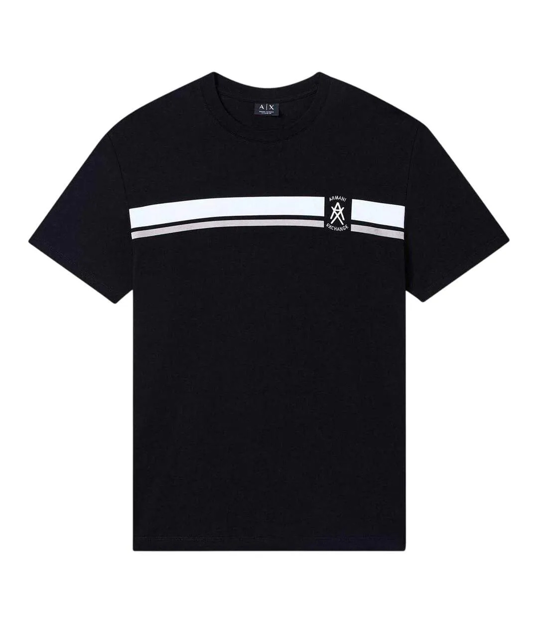 Mens Exchange Regular Short-sleeved T-shirt Black Armani Exchange-2
