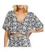 Chemise noir/ecru femme billabong sunflower-1