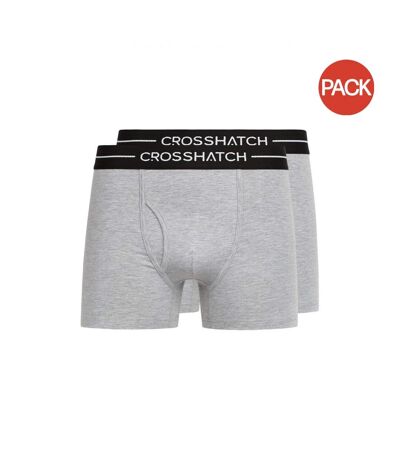 Boxers ambek homme gris chiné Crosshatch