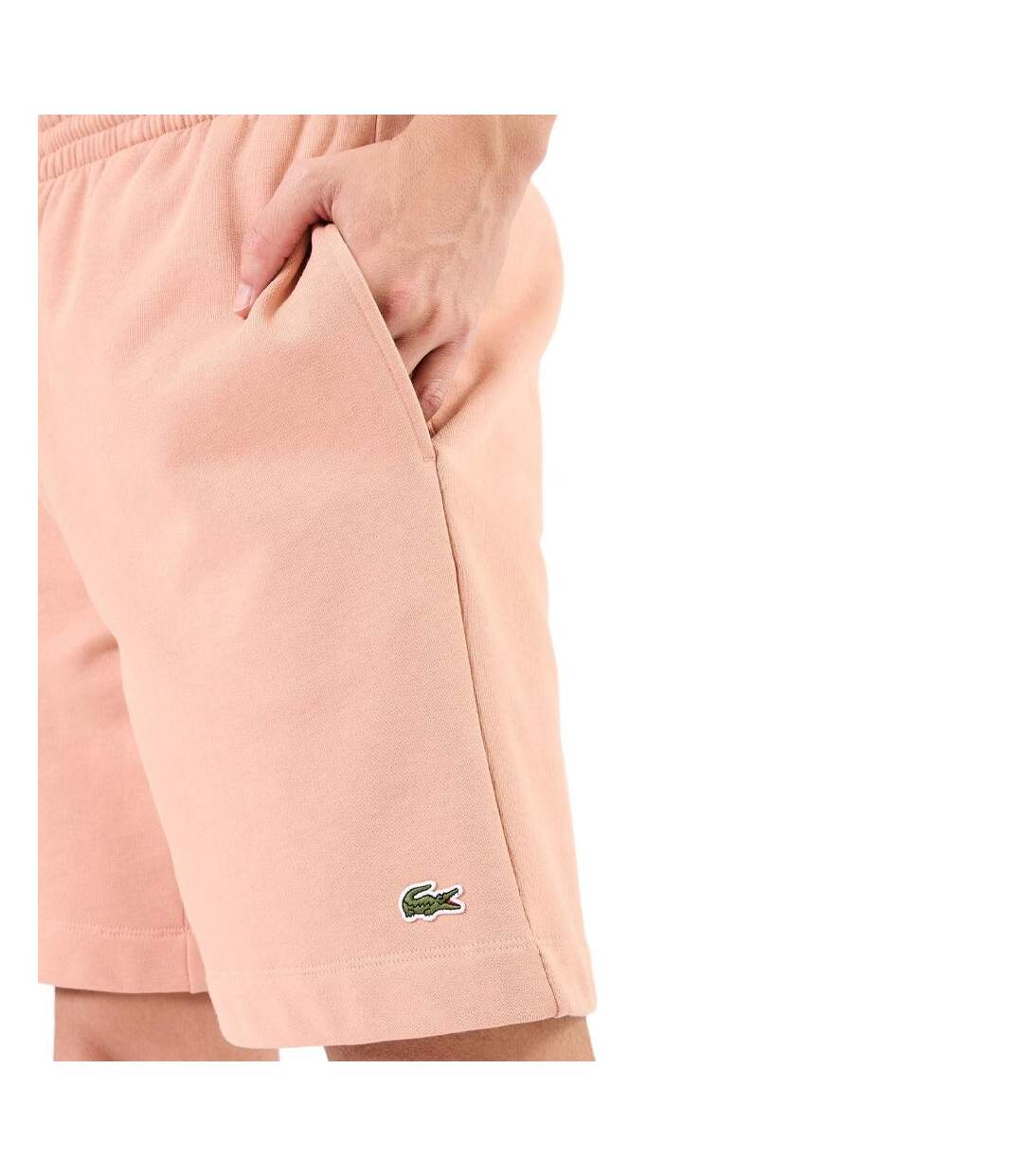 Short rose homme lacoste short regular fit-2