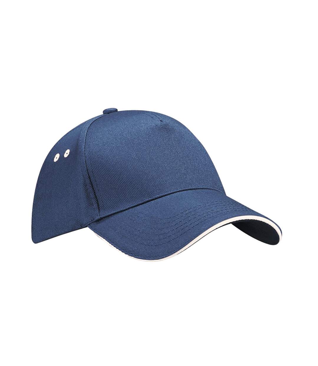 Casquette Ultimate Adulte Bleu Marine Gris Clair Beechfield-1