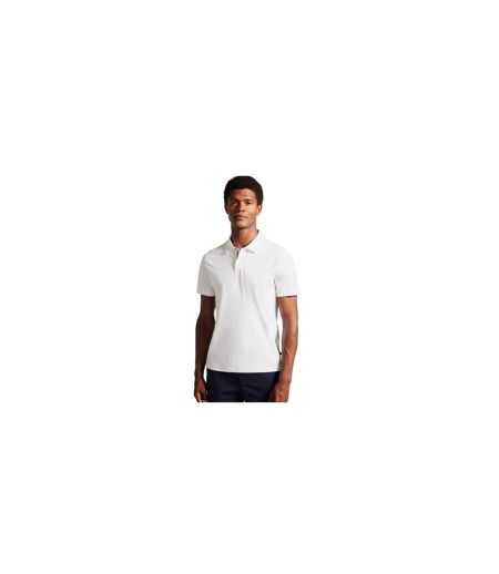 Mens Zeiter Cotton Polo Shirt White Ted Baker