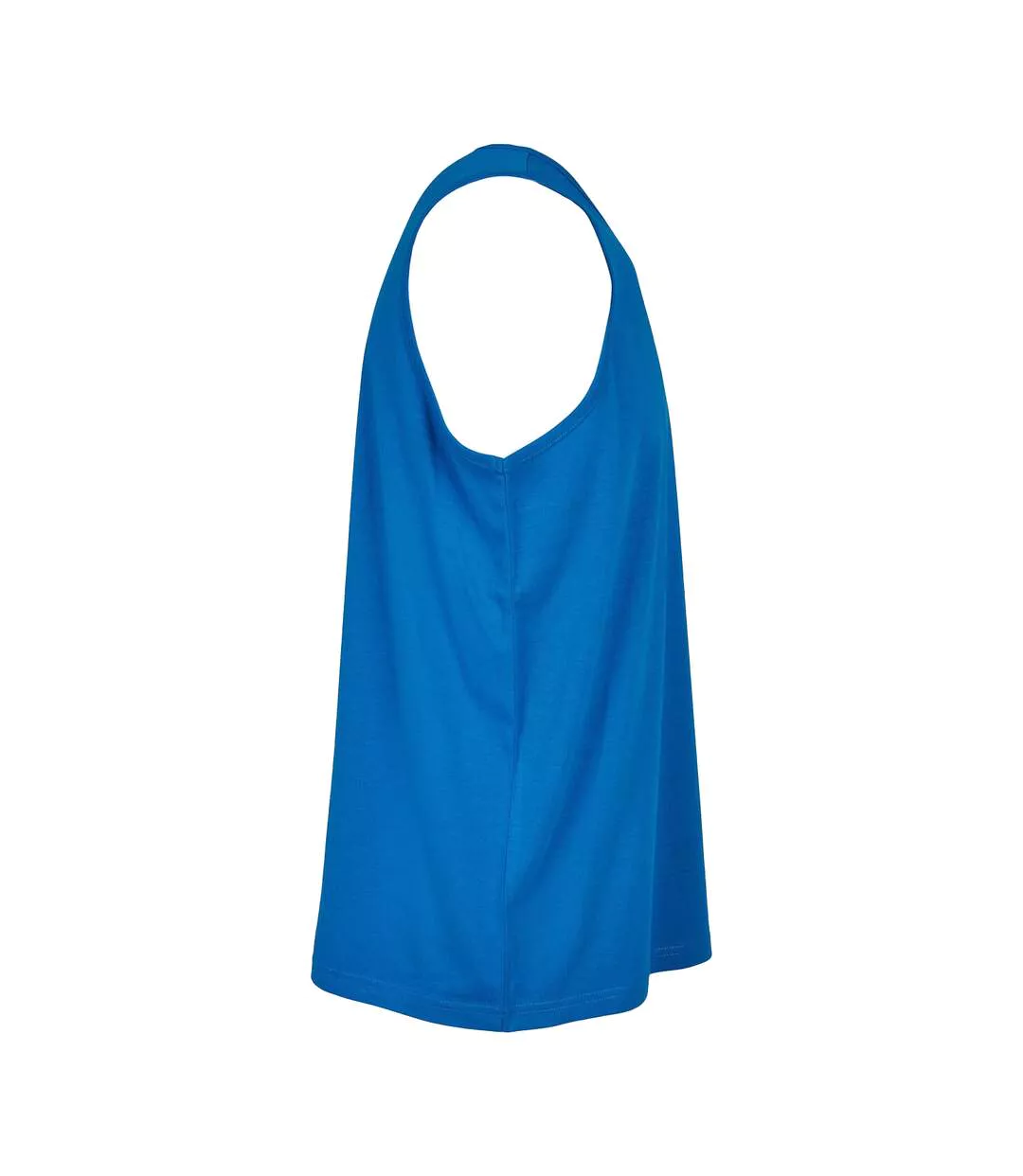 Débardeur Motif/style Uni Homme Bleu Cobalt Build Your Brand-4