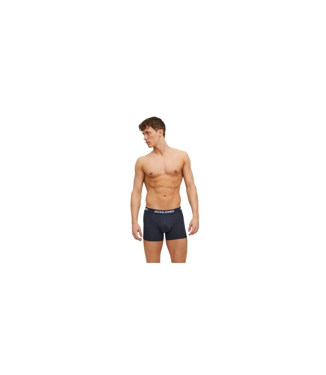 Lot De 3  Boxers Anthony Homme Noir Bleu Marine Gris Jack And Jones-1