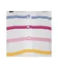 Womens/ladies Pastel Stripes Polo Shirt Multicoloured Lazy Jacks-3