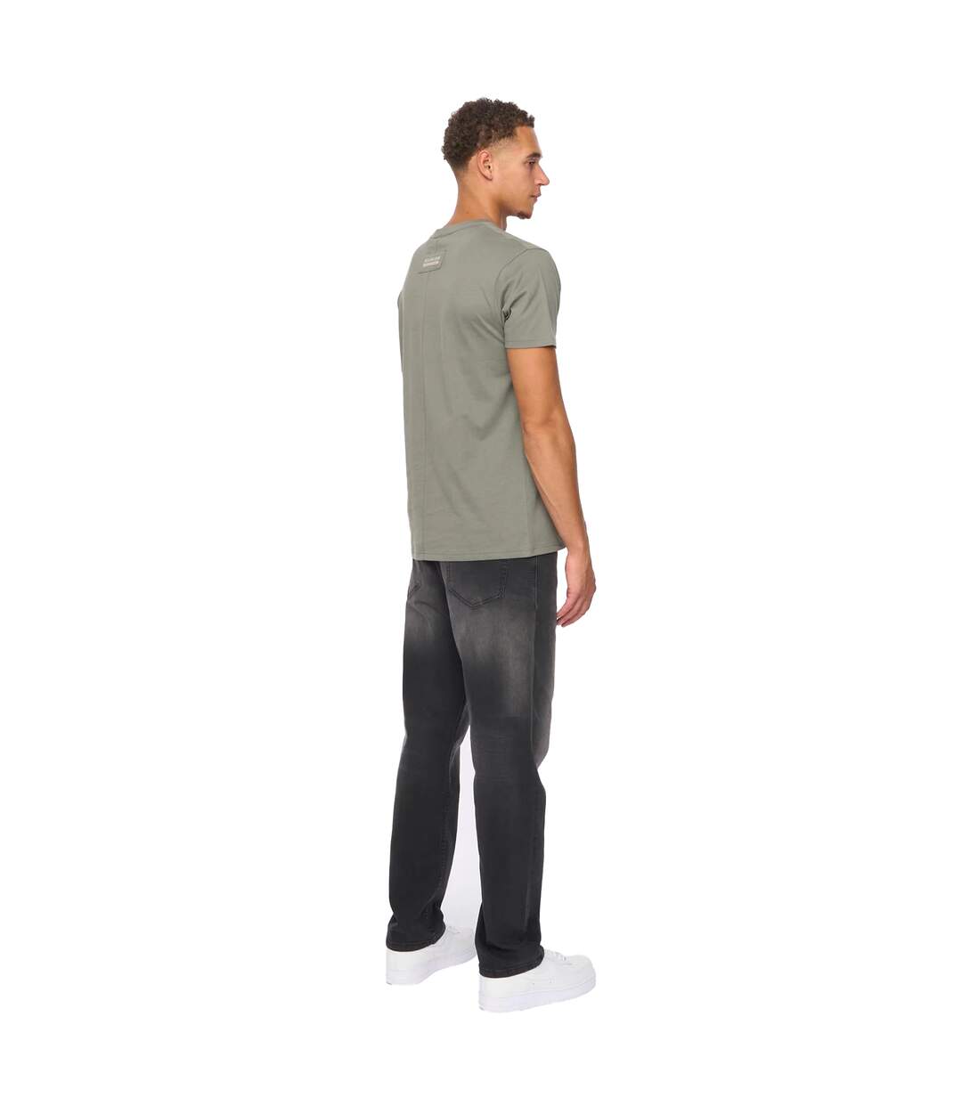 Mens Primatic T-shirt Dark Olive Duck And Cover-3