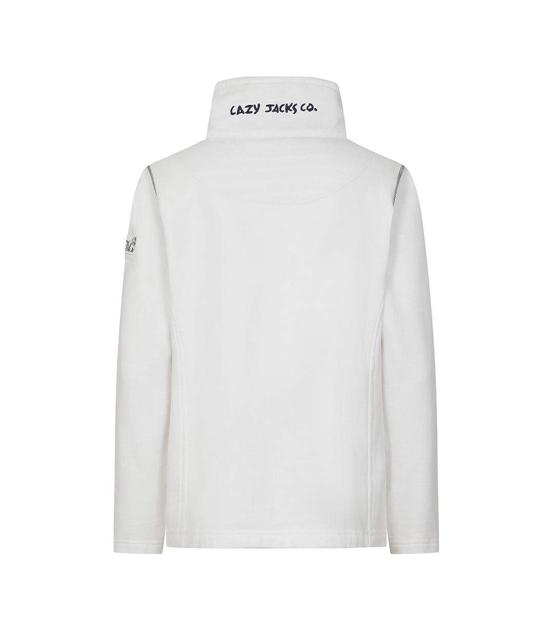 Sweat Femme Blanc Lazy Jacks-4