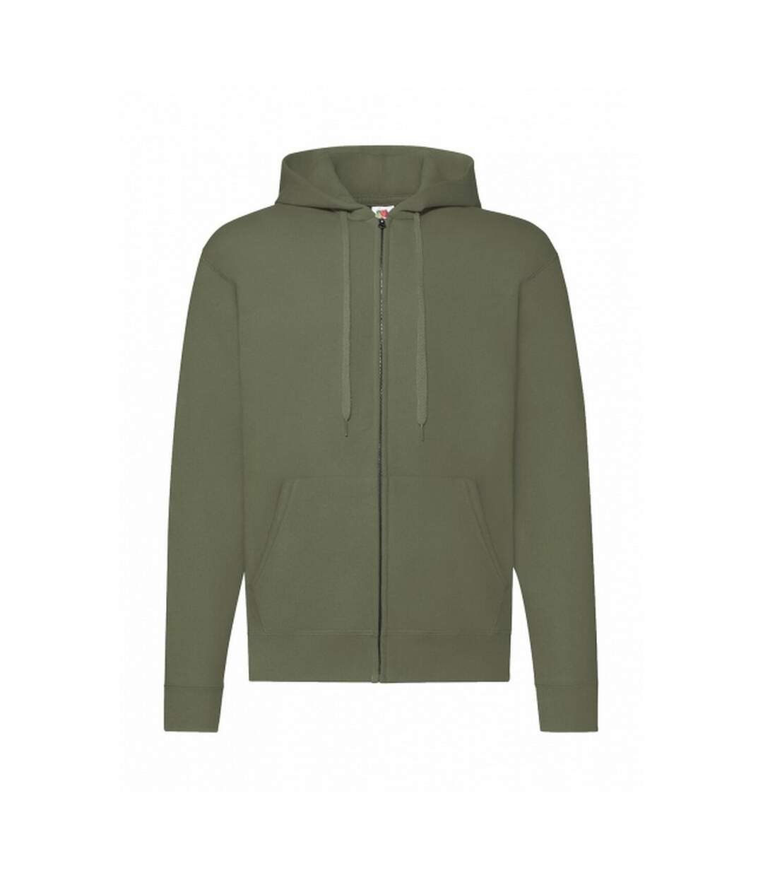 Sweat À Capuche Classic Homme Olive Classique Fruit Of The Loom-1