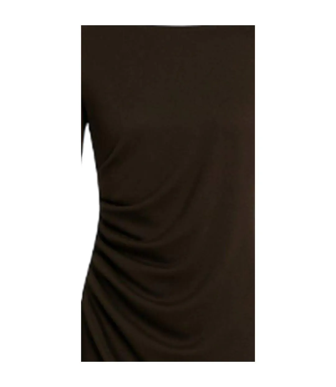 Robe Courte Manches Longues Femme Marron I Saw It First-4