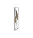 Déco Murale Encadrée en Métal Foglie 99cm Argent & Or-2