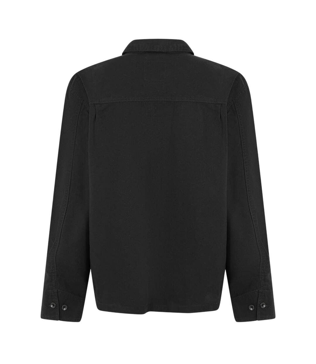 Mens London City Cotton Blend Chest Pocket Regular Field Jacket Black Vans-3