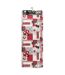 Tapis Déco Imprimé Fraisia 45x120cm Rouge-2