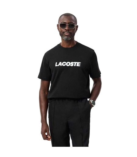 T-shirt Homme Noir Blanc Lacoste