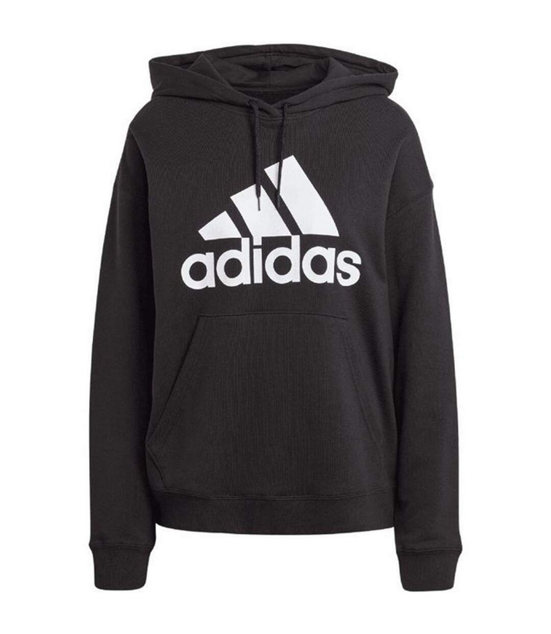 Sweat À Capuche Essentials Femme Noir Adidas-2