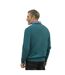 Mens Lambswool Crew Neck Jumper Aqua WoolOvers-2