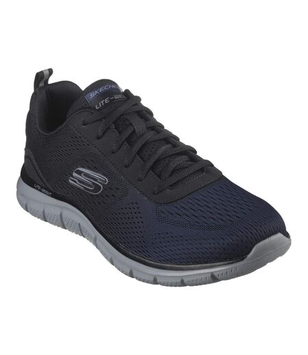 Mens track ripkent trainers navy/black Skechers