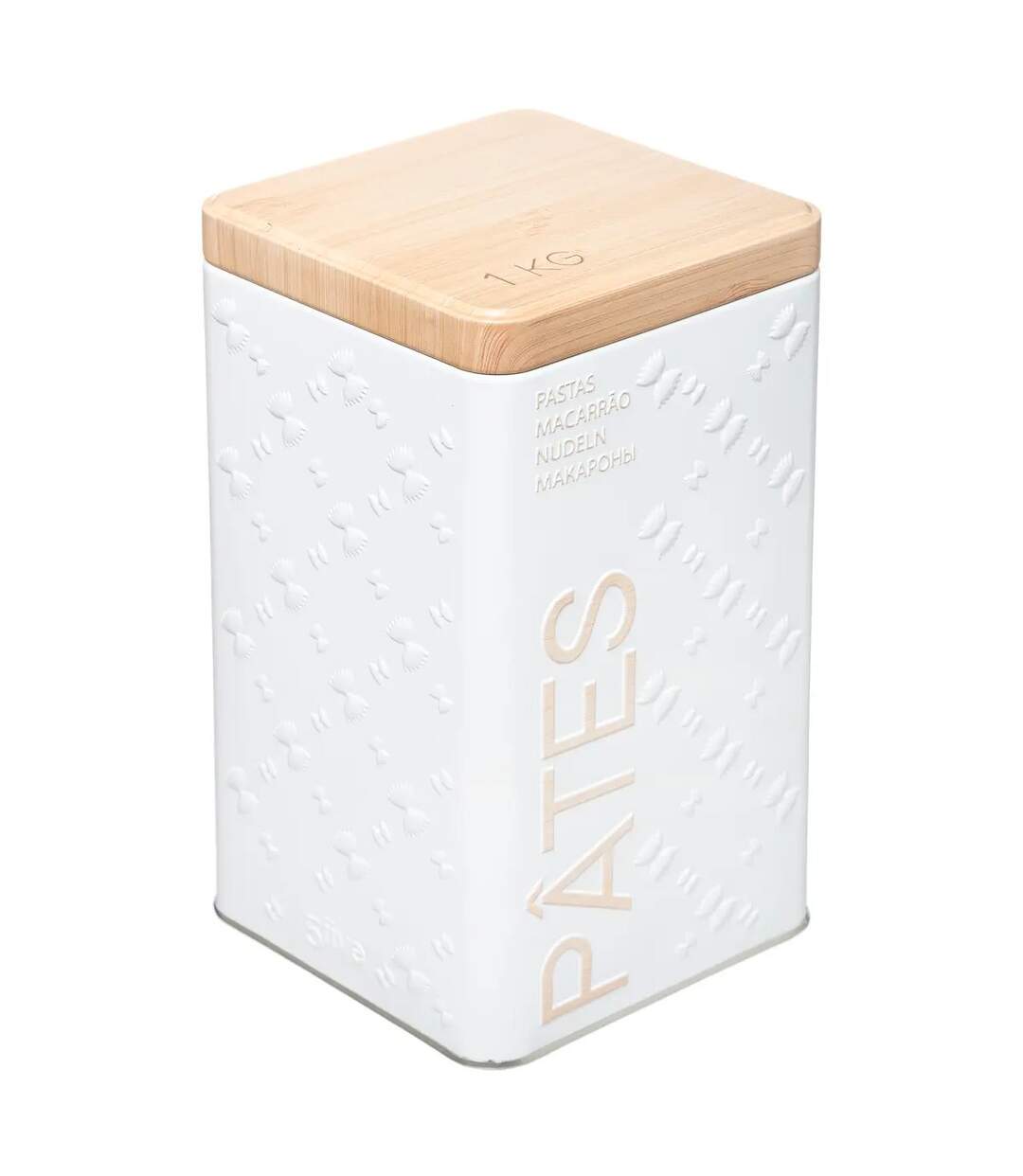 Boîte à Pâtes Scandi 18cm Blanc-1