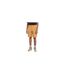 Mens Water Repellent Leather Badge Relaxed Fit Cargo Shorts Wheat Timberland-1