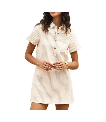 Robe beige femme oraije rouane