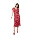 Robe mi-longue femme rouge Dorothy Perkins