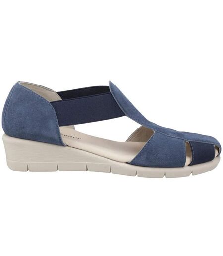 Sandales Dolly Femme Bleu Marine Fleet & Foster