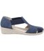 Sandales Dolly Femme Bleu Marine Fleet & Foster-4