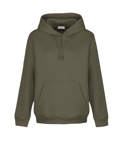 Sweat À Capuche Femme Vert Militaire Light And Shade