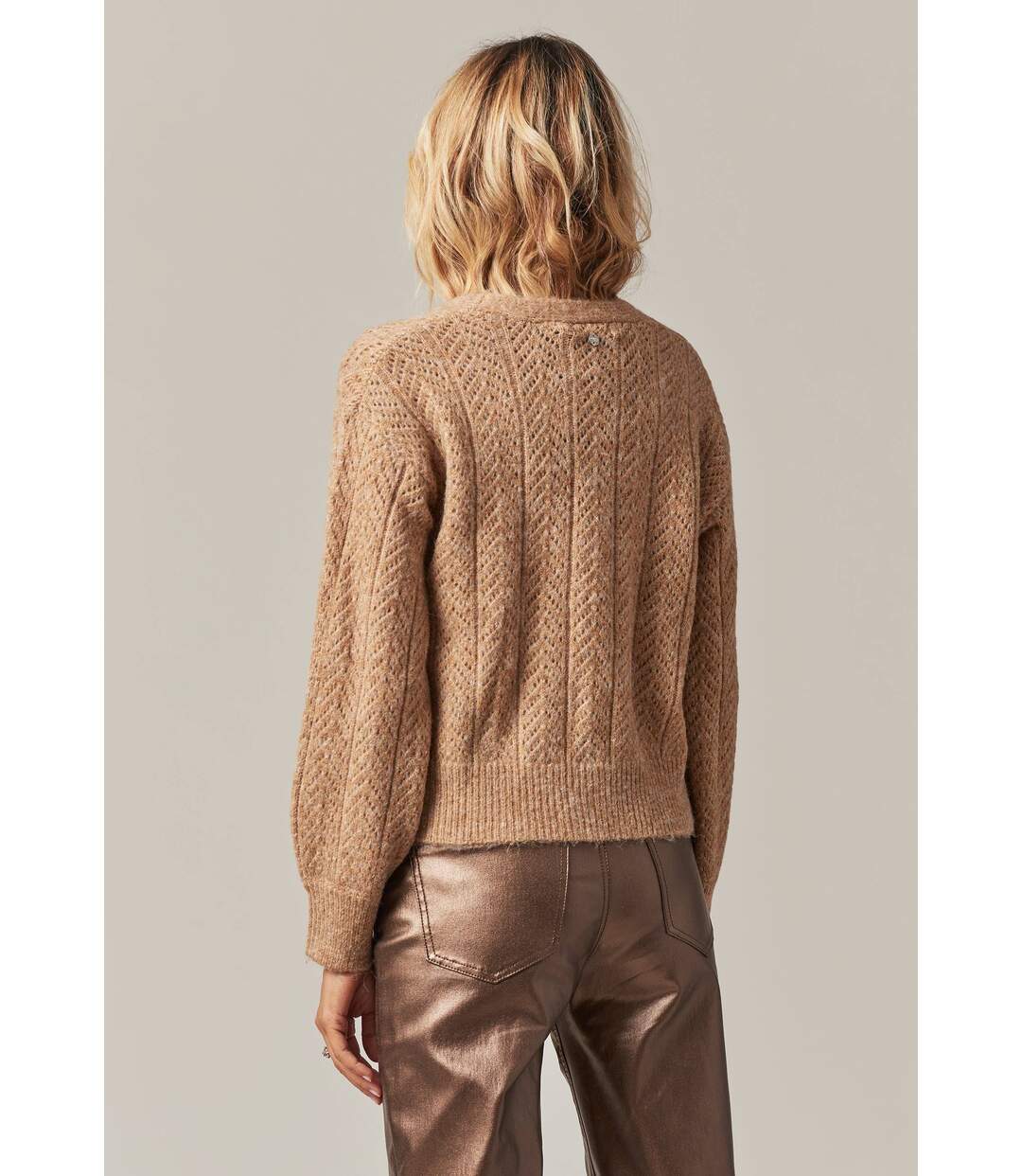 Cardigan bohème à coupe blousante pour femme DORFI-3