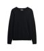 Pull noir homme superdry merino crew jumper - xxl-2