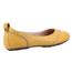 Womens/ladies Janessa Suede Slip On Pumps Yellow Hush Puppies-2