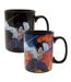 Naruto: Shippuden Heat Changing Mug (Black/White/Blue) (One Size) - UTTA9067