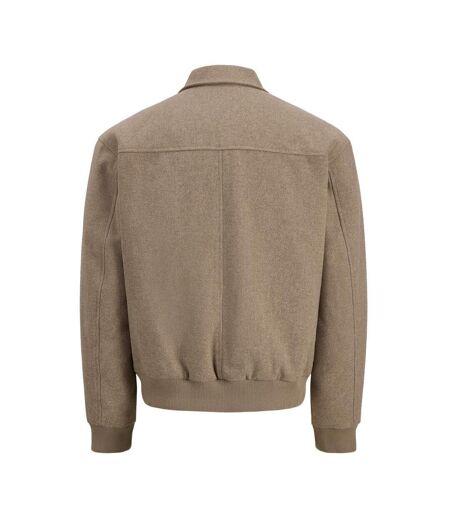 Veste beige homme jack & jones cover bomber