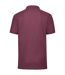 Polo homme bordeaux Fruit of the Loom