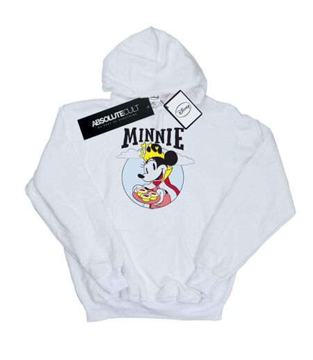 Disney - Sweat à capuche MINNIE MOUSE QUEEN - Femme (Blanc) - UTBI11010