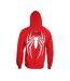 Spider-Man Unisex Adult Crest Pullover Hoodie (Red)