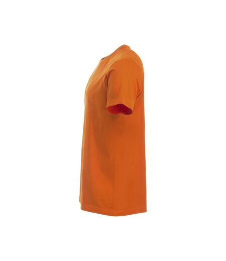 Clique Mens New Classic T-Shirt (Blood Orange)
