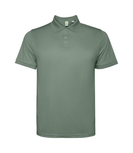 Mens Tormo Short-sleeved Polo Shirt Laurel Green Roly