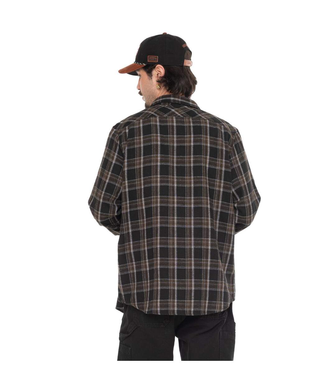 Chemise manche longues à carreaux avec poches Jack Vondutch-2