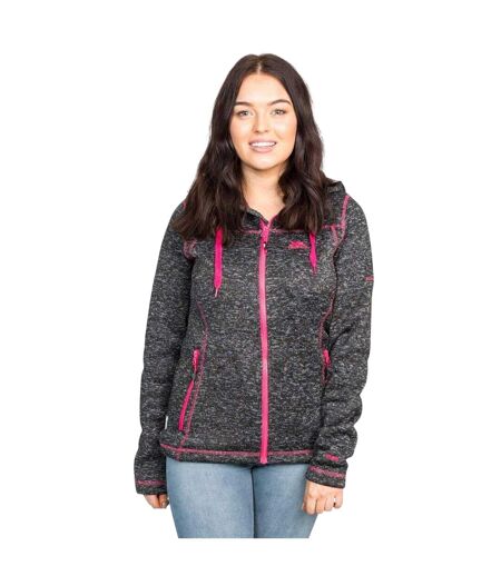 Veste Chinée À Capuche Odelia Femme Noir Chiné Trespass