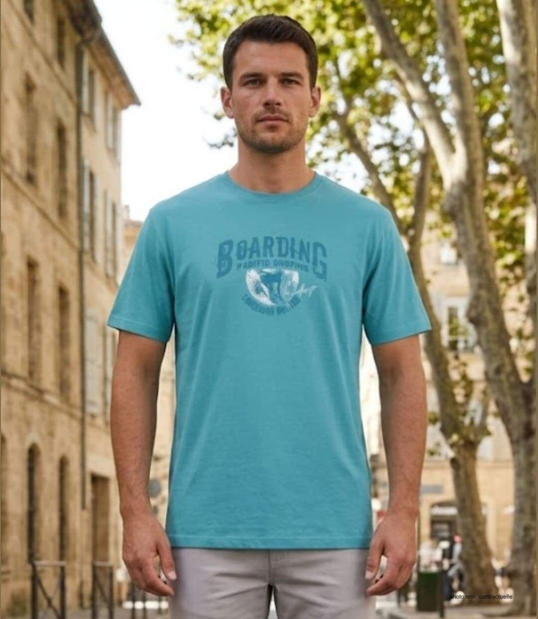 CHALLENGER SOMBRERO2 - Tee-shirt imprimé manches courtes en coton peigné douceur absolue-5