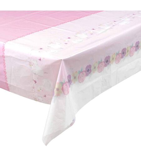 Nappe Plastique Cygne 1,3x1,8m Rose