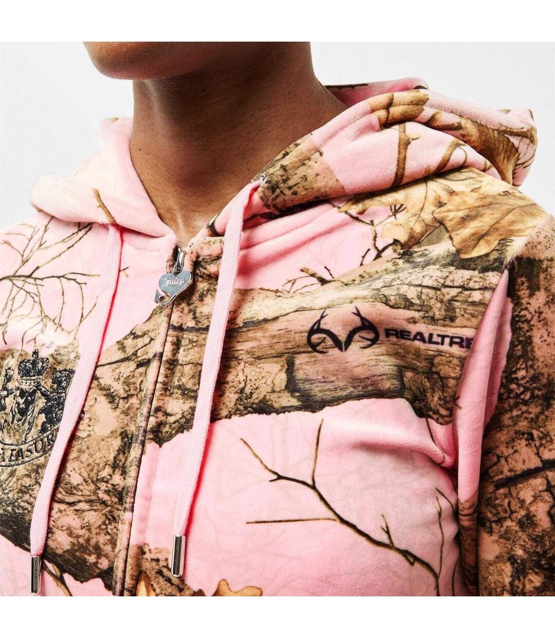 Sweat-shirt À Capuche Zippé Imprimé Femme Pleasures-4
